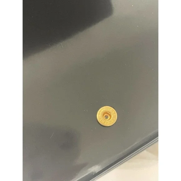 NEW SAINT LAURENT PATENT LEATHER GOLD CHAIN WALLET BAG PURSE BOX! - Picture 11 of 16